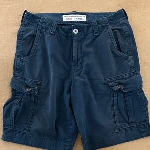 American Eagle Outfitters Dark Blue Cargo Shorts
